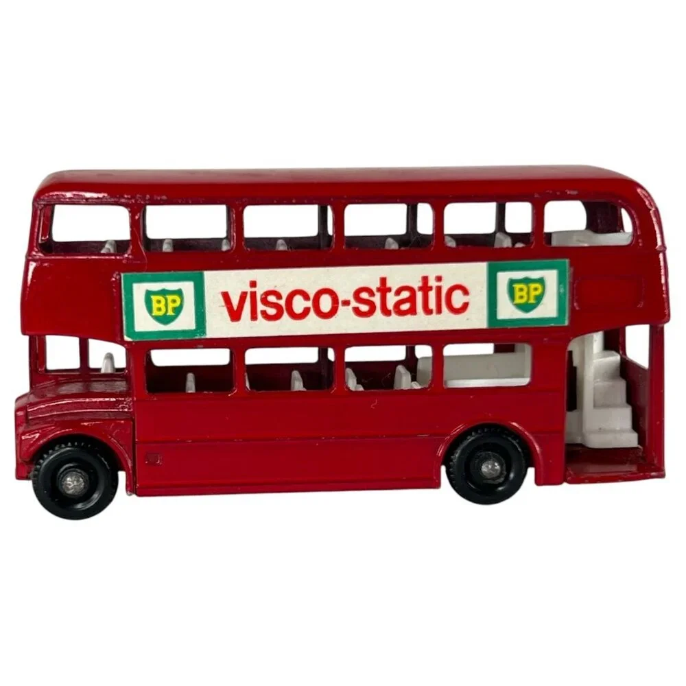 Matchbox Laney Diecast Routemaster #5 London Bus BP Visco Static Decker England - Picture 4 of 9